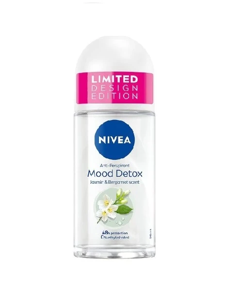 NIVEA ANTIPERSPIRANT ROLL ON 50ML MOOD DETOX 